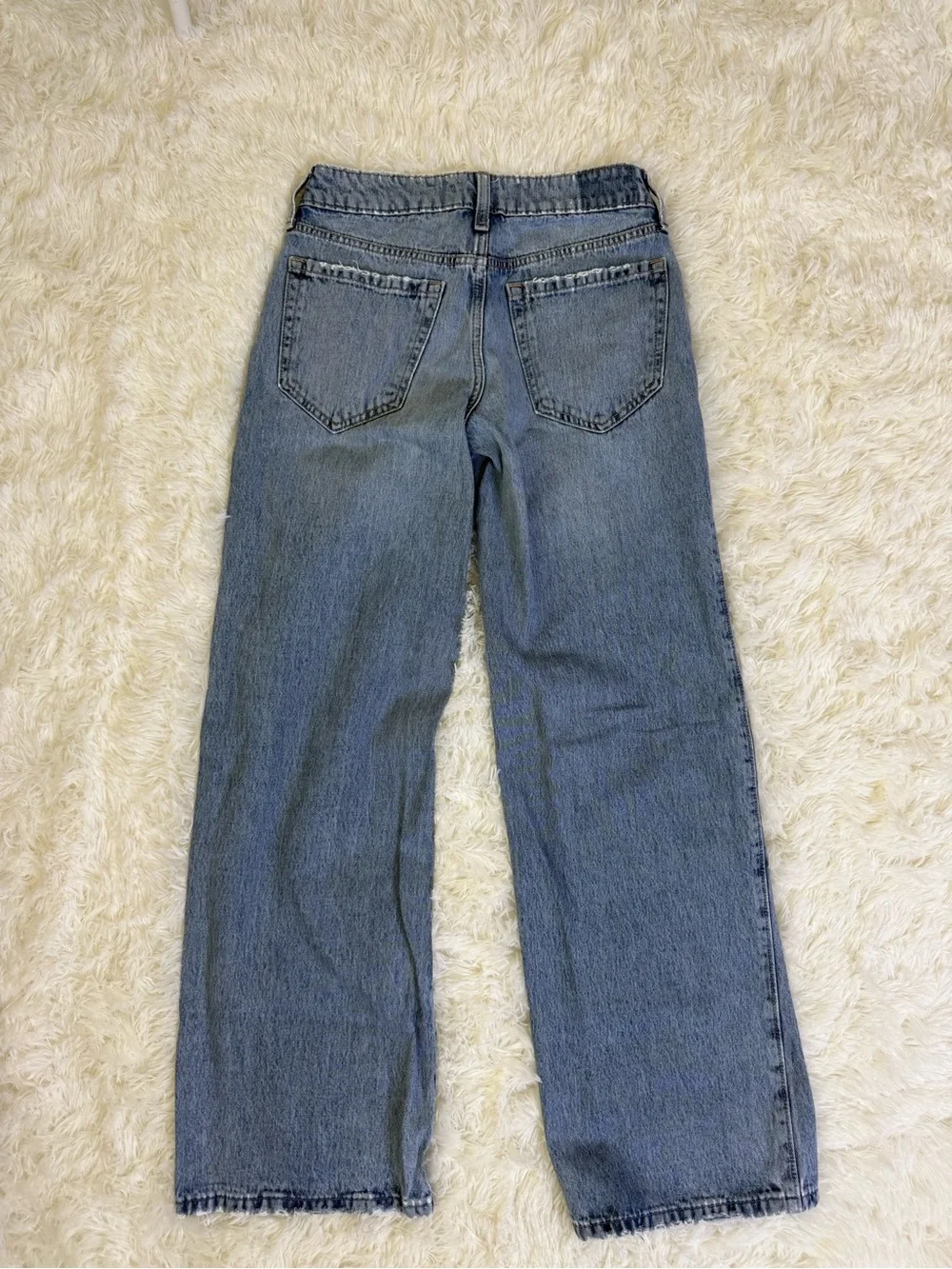 Hollister Light Blue low rise baggyJeans